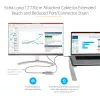 Adaptador USB-C a Mini DisplayPort StarTech.com – adaptador dongle USB-C a mDP 4K 60Hz – USB Type-C a monitor Mini DP – convertidor de vídeo – compatible con Thunderbolt 3 – cable adjunto de 30 cm – versión actualizada del CDP2MDP
