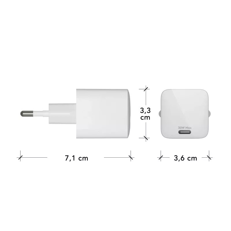 dbramante1928 re-charge Pro - cargador de pared EU - USB-C 30W - W