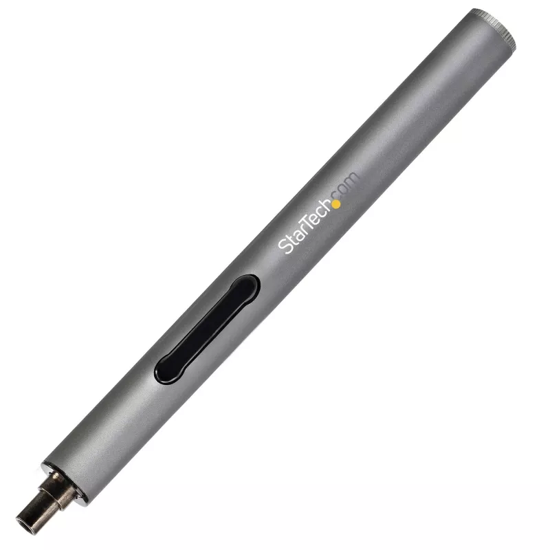StarTech.com set de destornilladores eléctricos de precisión de 20 bits - kit portátil/mini destornillador de bits a batería para reparaciones de electrónica, portátiles, ordenadores, tablets y teléfonos - magnético - inalámbrico