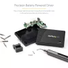StarTech.com set de destornilladores eléctricos de precisión de 20 bits - kit portátil/mini destornillador de bits a batería para reparaciones de electrónica, portátiles, ordenadores, tablets y teléfonos - magnético - inalámbrico