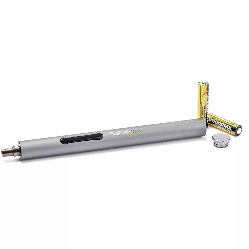 StarTech.com set de destornilladores eléctricos de precisión de 55 bits - set portátil de destornillador de bits inalámbrico a batería para reparaciones de electrónica, portátiles, ordenadores, tablets y teléfonos - base magnética