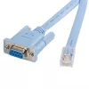 StarTech.com Cable de consola de gestión de router RJ45 a DB9 Cisco de 6 ft – M/H
