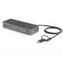 StarTech.com Estación de acoplamiento universal para portátil, dock híbrido USB-C y USB-A, doble 4K DP y HDMI, 100W PD, Mac / Windows / Chrome OS, hub 4x USB 5Gbps, GbE