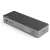 StarTech.com Estación de acoplamiento universal para portátil, dock híbrido USB-C y USB-A, doble 4K DP y HDMI, 100W PD, Mac / Windows / Chrome OS, hub 4x USB 5Gbps, GbE