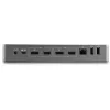 StarTech.com Estación de acoplamiento universal para portátil, dock híbrido USB-C y USB-A, doble 4K DP y HDMI, 100W PD, Mac / Windows / Chrome OS, hub 4x USB 5Gbps, GbE