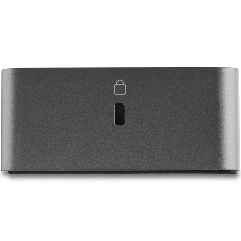 StarTech.com Estación de acoplamiento universal para portátil, dock híbrido USB-C y USB-A, doble 4K DP y HDMI, 100W PD, Mac / Windows / Chrome OS, hub 4x USB 5Gbps, GbE