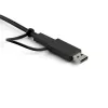 StarTech.com Estación de acoplamiento universal para portátil, dock híbrido USB-C y USB-A, doble 4K DP y HDMI, 100W PD, Mac / Windows / Chrome OS, hub 4x USB 5Gbps, GbE