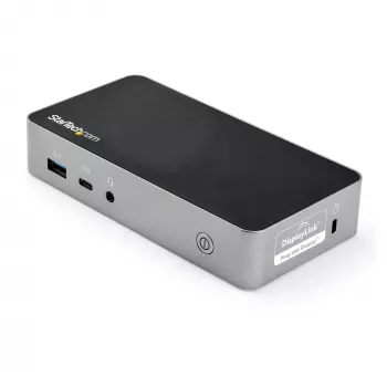 StarTech.com Dock USB-C - Estación de acoplamiento para portátil con doble monitor 1080p HDMI - 65W Power Delivery - 1x USB-C, 3x USB-A, Ethernet - Pantalla dual USB 3.1 Gen 1 Type-C Dock - Mac y Windows