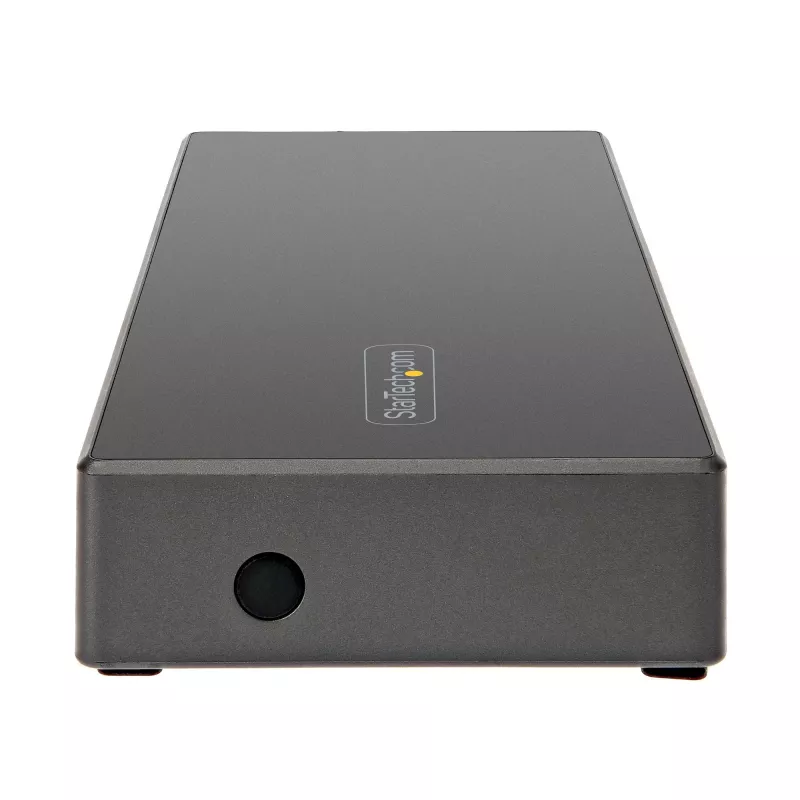 StarTech.com Dock USB C - Estación de acoplamiento USB Type-C para triple monitor 4K - 100W Power Delivery - DP 1.4 Alt Mode y DSC, 2x DisplayPort 1.4/HDMI 2.0 - 6xUSB (2x 10Gbps) - Windows/Chrome