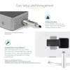 StarTech.com Dock USB-C – DisplayPort y HDMI cuádruple monitor 4K 60Hz – Estación de acoplamiento USB-C universal con 100W Power Delivery – Hub USB con 1x USB Type-C y 3x USB-A, Ethernet, Audio