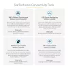 StarTech.com Dock USB-C – DisplayPort y HDMI cuádruple monitor 4K 60Hz – Estación de acoplamiento USB-C universal con 100W Power Delivery – Hub USB con 1x USB Type-C y 3x USB-A, Ethernet, Audio
