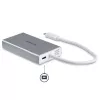 StarTech.com Adaptador multipuerto USB-C – Estación de acoplamiento de viaje USB-C con 4K HDMI – 60 W Power Delivery Pass-Through, GbE, hub USB-A 3.0 de 2 puertos – Mini dock USB Type-C portátil para portátil – Blanco