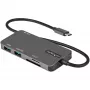 StarTech.com DKT30CHSDPD adaptador multipuerto USB-C mini dock, HDMI 4K, 100 W PD pass-through, ranura SD/microSD, hub USB 3.0 de 3 puertos, cable fijo de 30 cm