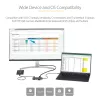 StarTech.com DKT30CHSDPD adaptador multipuerto USB-C mini dock, HDMI 4K, 100 W PD pass-through, ranura SD/microSD, hub USB 3.0 de 3 puertos, cable fijo de 30 cm