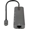 StarTech.com Hub adaptador multipuerto USB-C, USB-C a 4K 60Hz HDMI, Gigabit Ethernet y carga de portátil 100W para Macbook Pro / Air y Windows