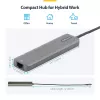 StarTech.com Hub adaptador multipuerto USB-C, USB-C a 4K 60Hz HDMI, Gigabit Ethernet y carga de portátil 100W para Macbook Pro / Air y Windows