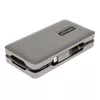 StarTech.com Adaptador multipuerto USB-C – 4K 60Hz HDMI/DP – Hub USB de 3 puertos – 100W Power Delivery Pass-Through – GbE – Mini estación de acoplamiento para viaje con función de carga – Cable enrollable de 30 cm