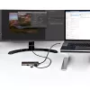 StarTech.com Adaptador multipuerto USB-C - Mini dock USB Type-C de 10 Gbit/s con 4K 30 Hz HDMI - 100 W Power Delivery Pass-Through - Hub USB de 3 puertos, GbE - Dock para portátil USB 3.1/3.2 Gen 2 - Cable de 25,4 cm