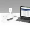 StarTech.com Adaptador multipuerto USB-C - Mini dock USB Type-C de 10 Gbit/s con 4K 30 Hz HDMI - 100 W Power Delivery Pass-Through - Hub USB de 3 puertos, GbE - Dock para portátil USB 3.1/3.2 Gen 2 - Cable de 25,4 cm