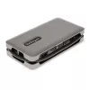 StarTech.com Adaptador multipuerto USB-C – HDMI/VGA – 4K 60 Hz – Hub USB de 3 puertos – 100 W Power Delivery Pass-Through – GbE – Mini estación de acoplamiento para viaje con función de carga – Cable enrollable, 30 cm