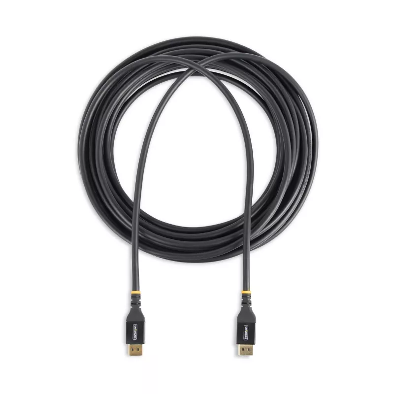 StarTech.com Cable DisplayPort 1.4 activo de 10m (33ft), cable DisplayPort DP8K con HBR3, HDR10, MST, DSC 1.2, HDCP 2.2, 8K 60Hz, 4K 120Hz - Cable DP 1.4 M/M