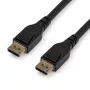 StarTech.com Cable DisplayPort 1.4 certificado por VESA de 3 m, 8K 60 Hz HBR3 HDR, cable de monitor DisplayPort a DisplayPort UHD, cable de vídeo DP 1.4 ultrafino 4K 120 Hz M/M conector DP