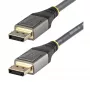 StarTech.com Cable DisplayPort 1.4 certificado por VESA de 1,8 m – 8K 60 Hz HDR10 – Vídeo Ultra HD 4K 120 Hz – Cable de DP 1.4 – para monitores/pantallas – Cable DisplayPort a DisplayPort – M/M