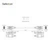 StarTech.com Cable DisplayPort 1.4 certificado por VESA de 3m – 8K 60 Hz HDR10 – Vídeo Ultra HD 4K 120 Hz – Cable de DP 1.4 – para monitores/pantallas – Cable DisplayPort a DisplayPort – M/M