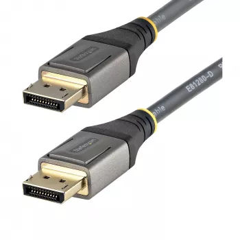 StarTech.com Cable DisplayPort 1.4 certificado por VESA de 16ft (5m) – 8K 60Hz HDR10 – Vídeo Ultra HD 4K 120Hz – Cable de DP 1.4 – Para monitores/pantallas – Cable DisplayPort a DisplayPort – M/M