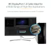 StarTech.com Cable DisplayPort 1.4 certificado por VESA de 16ft (5m) – 8K 60Hz HDR10 – Vídeo Ultra HD 4K 120Hz – Cable de DP 1.4 – Para monitores/pantallas – Cable DisplayPort a DisplayPort – M/M