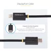 StarTech.com DP21-1M-DP40-CABLE cable DisplayPort 2.1, 1 m, certificado VESA DP40, UHBR10, HDR, 8K 60 Hz / 4K 144 Hz, 40 Gbps, pasivo, M/M, negro