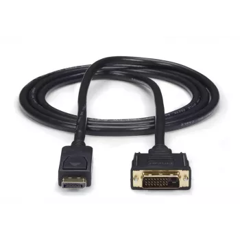 StarTech.com Cable DisplayPort a DVI de 1,8 m, cable adaptador DisplayPort a DVI, convertidor de vídeo pasivo DP a DVI-D, 1080p – Reemplazo de DP2DVIMM6