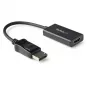 StarTech.com Adaptador DisplayPort a HDMI - Convertidor de vídeo activo DisplayPort 1.4 a HDMI 2.0b 4K 60Hz HDR10 - Adaptador DP a HDMI 4K para monitor/pantalla/televisor - Conector DP con bloqueo