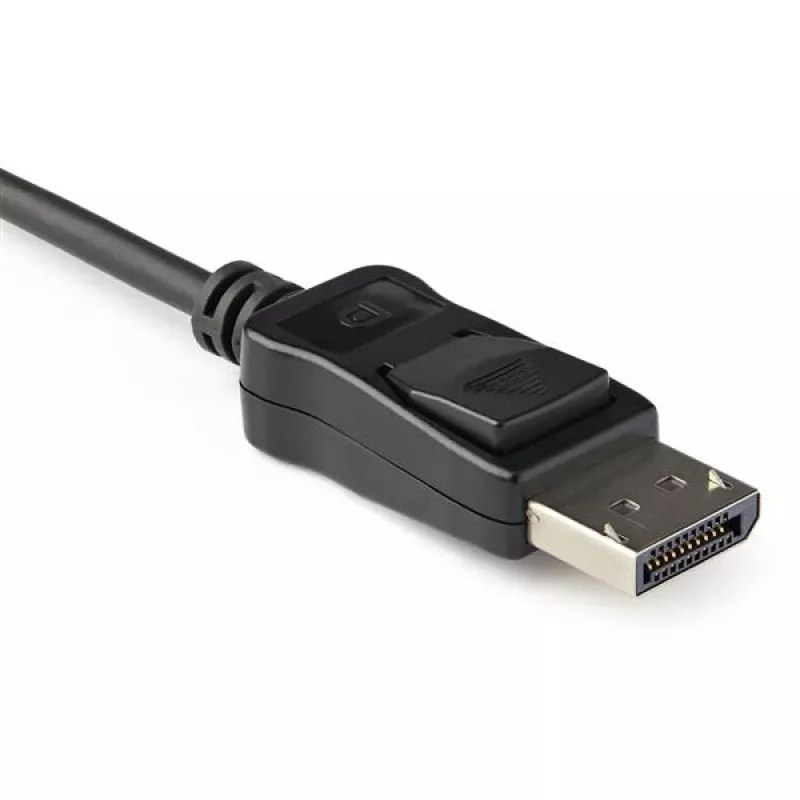 StarTech.com Adaptador DisplayPort a HDMI - Convertidor de vídeo activo DisplayPort 1.4 a HDMI 2.0b 4K 60Hz HDR10 - Adaptador DP a HDMI 4K para monitor/pantalla/televisor - Conector DP con bloqueo