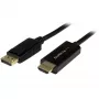 StarTech.com DP2HDMM2MB cable conversor de DisplayPort a HDMI, 2 m (6 ft), 4K, pasivo, M/M, negro
