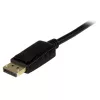 StarTech.com DP2HDMM2MB cable conversor de DisplayPort a HDMI, 2 m (6 ft), 4K, pasivo, M/M, negro