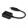 StarTech.com Adaptador DisplayPort a VGA - Convertidor activo DP a VGA - Vídeo 1080p - Certificado DisplayPort - Adaptador de cable de fuente DP/DP++ a monitor VGA - Conector DP con bloqueo