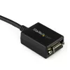 StarTech.com Adaptador DisplayPort a VGA - Convertidor activo DP a VGA - Vídeo 1080p - Certificado DisplayPort - Adaptador de cable de fuente DP/DP++ a monitor VGA - Conector DP con bloqueo