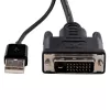 StarTech.com Adaptador DVI a DisplayPort – Alimentación por USB – 1920 x 1200 – Convertidor DVI a DisplayPort – Adaptador de vídeo – DVI-D a DP