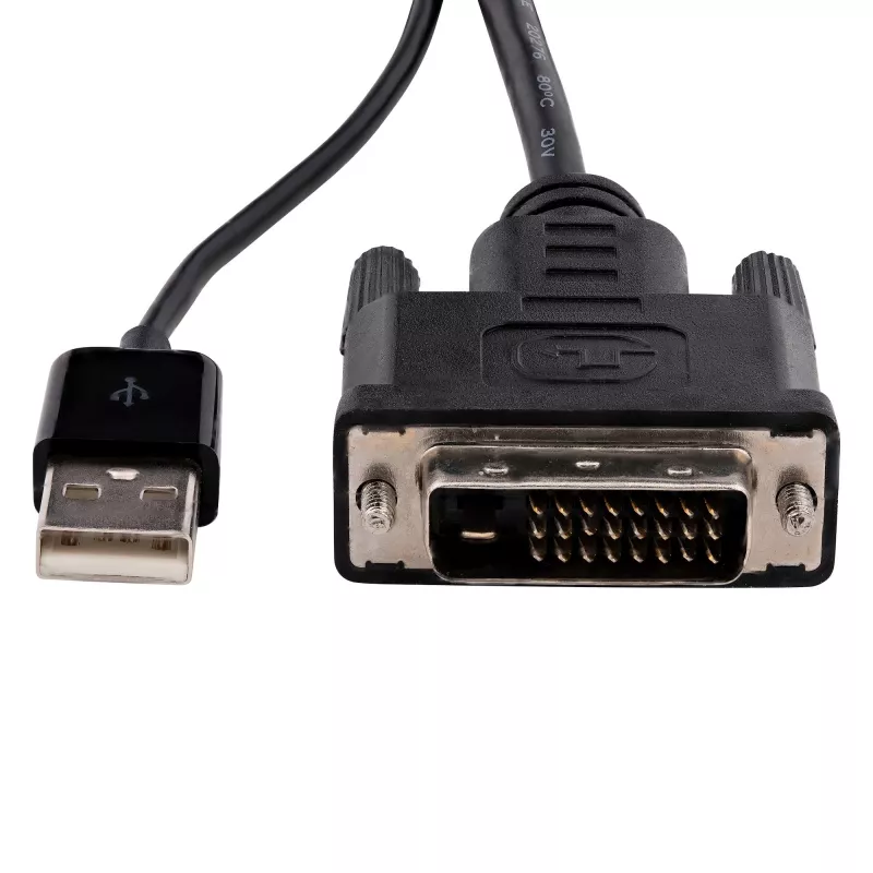 StarTech.com Adaptador DVI a DisplayPort – Alimentación por USB – 1920 x 1200 – Convertidor DVI a DisplayPort – Adaptador de vídeo – DVI-D a DP