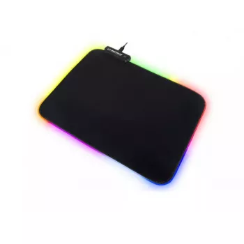 Alfombrilla de ratón gaming ESPERANZA EGP105 — 350×250 mm, negra, alimentación USB, base antideslizante