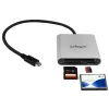 StarTech.com Lector/grabador multitarjetas USB 3.0 con USB-C - SD, microSD, CompactFlash