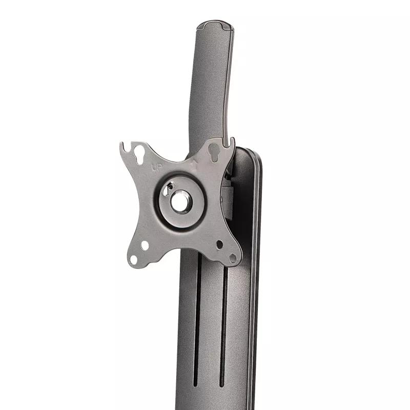 StarTech.com Soporte de monitor individual de pie – soporte de monitor de altura ajustable – para monitores VESA de hasta 32 inch (7 kg) – soporte de monitor ergonómico para el escritorio – inclinable/abatible/rotatorio