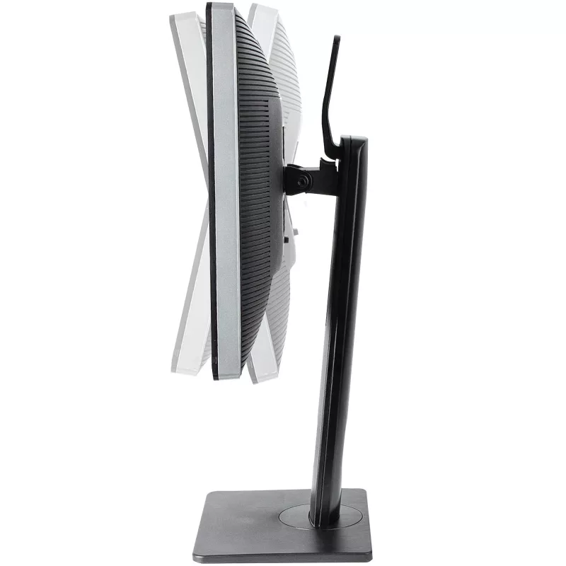 StarTech.com Soporte de monitor individual de pie – soporte de monitor de altura ajustable – para monitores VESA de hasta 32 inch (7 kg) – soporte de monitor ergonómico para el escritorio – inclinable/abatible/rotatorio