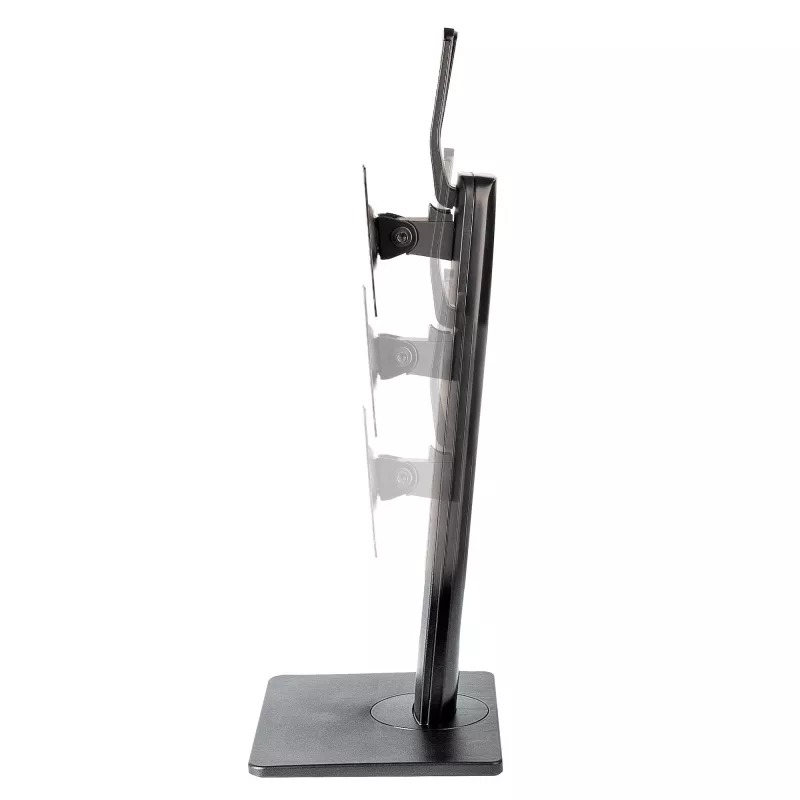 StarTech.com Soporte de monitor individual de pie – soporte de monitor de altura ajustable – para monitores VESA de hasta 32 inch (7 kg) – soporte de monitor ergonómico para el escritorio – inclinable/abatible/rotatorio