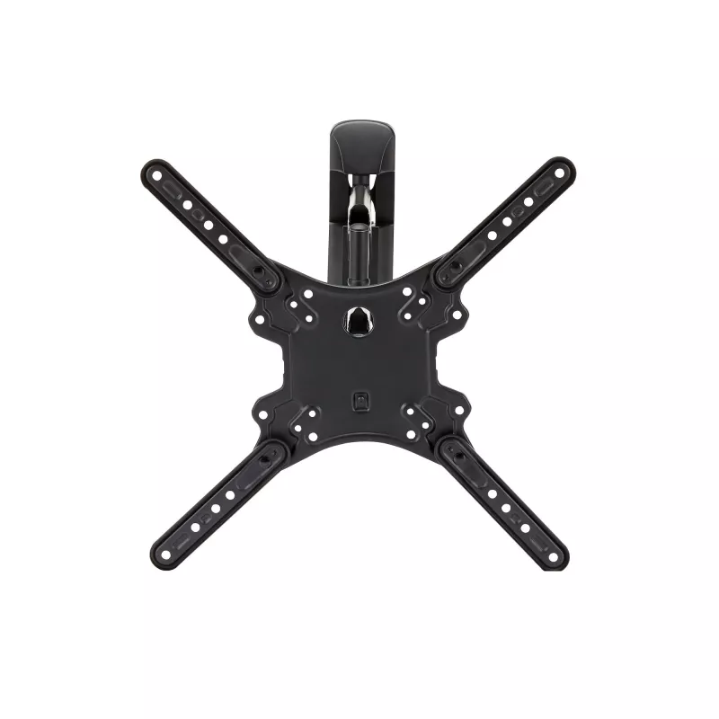 StarTech.com FPWARTB1M soporte de pared para TV completamente articulado, brazo articulado, para pantallas VESA de 32-55 pulgadas, hasta 35 kg (77 lb), giro +90/-90, acero, negro
