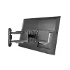 StarTech.com FPWARTB1M soporte de pared para TV completamente articulado, brazo articulado, para pantallas VESA de 32-55 pulgadas, hasta 35 kg (77 lb), giro +90/-90, acero, negro