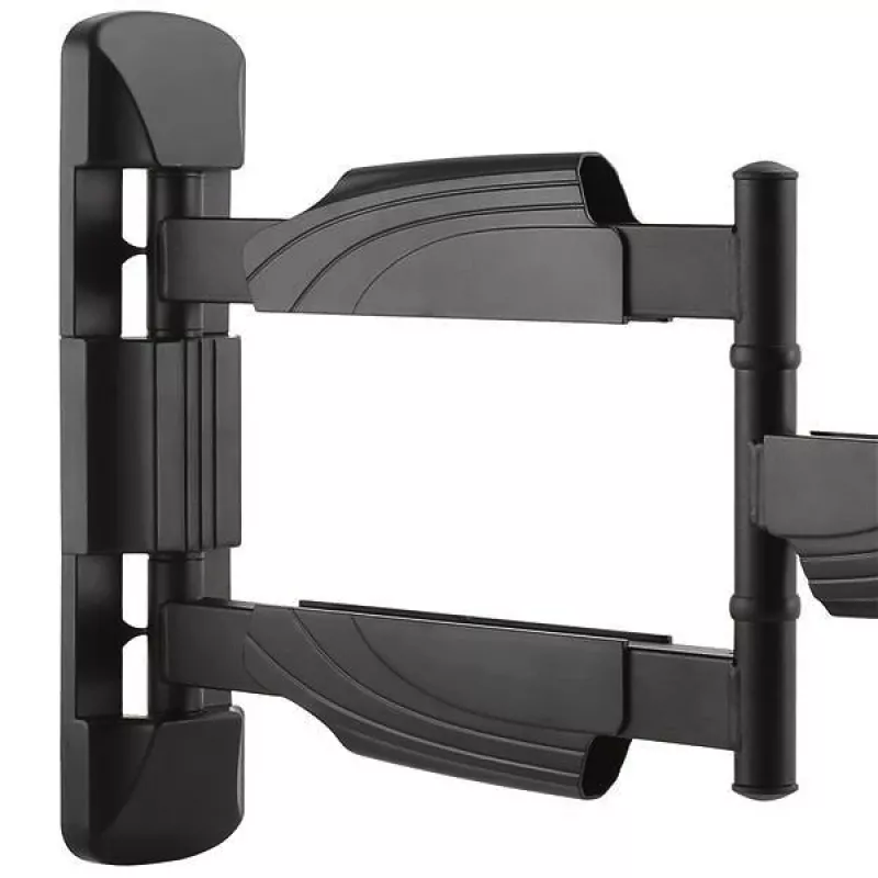 StarTech.com FPWARTB1M soporte de pared para TV completamente articulado, brazo articulado, para pantallas VESA de 32-55 pulgadas, hasta 35 kg (77 lb), giro +90/-90, acero, negro