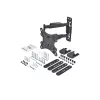 StarTech.com FPWARTB1M soporte de pared para TV completamente articulado, brazo articulado, para pantallas VESA de 32-55 pulgadas, hasta 35 kg (77 lb), giro +90/-90, acero, negro