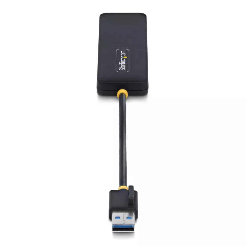 Hub USB-A de 4 puertos StarTech.com, 5 Gbit/s, alimentado por bus, mini hub USB de viaje compacto, splitter USB 3.0 multipuerto, hub USB portátil, protección contra sobrecorriente (OCP)